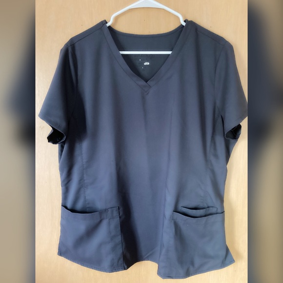 Scrubology Tops - Grey Scrub Top